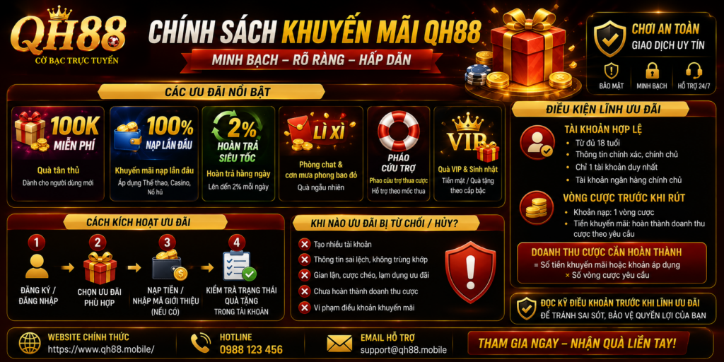 Chính sách khuyến mãi QH88