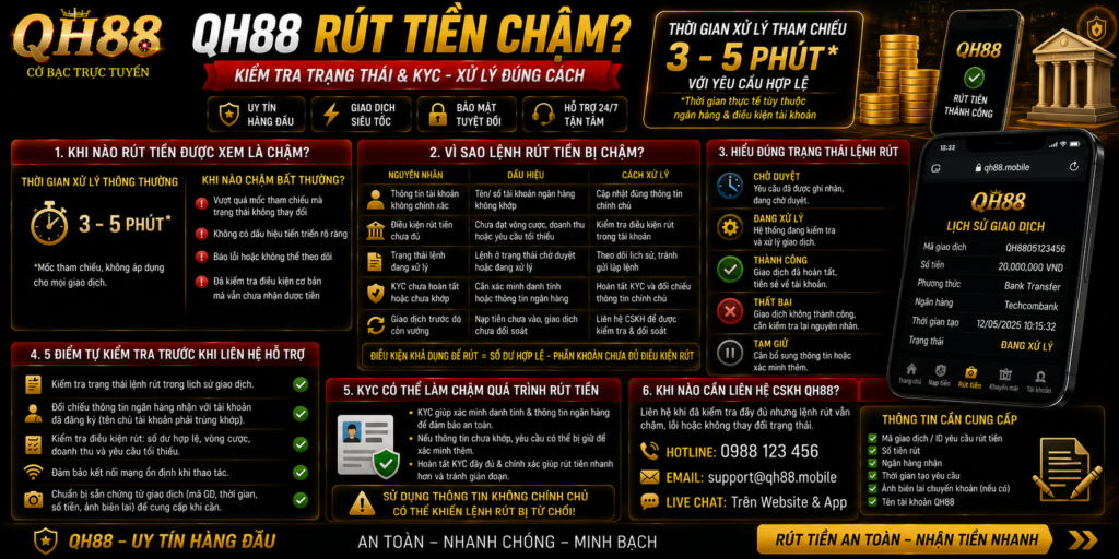 QH88 rút tiền chậm